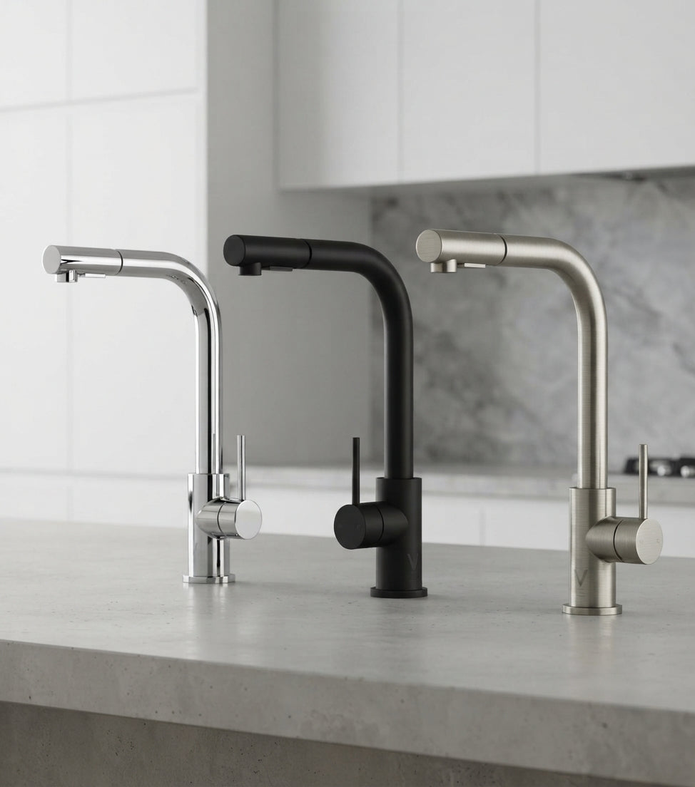 Kitchen & Laundry Sink Mixer (Swivel & Pull‑Out)