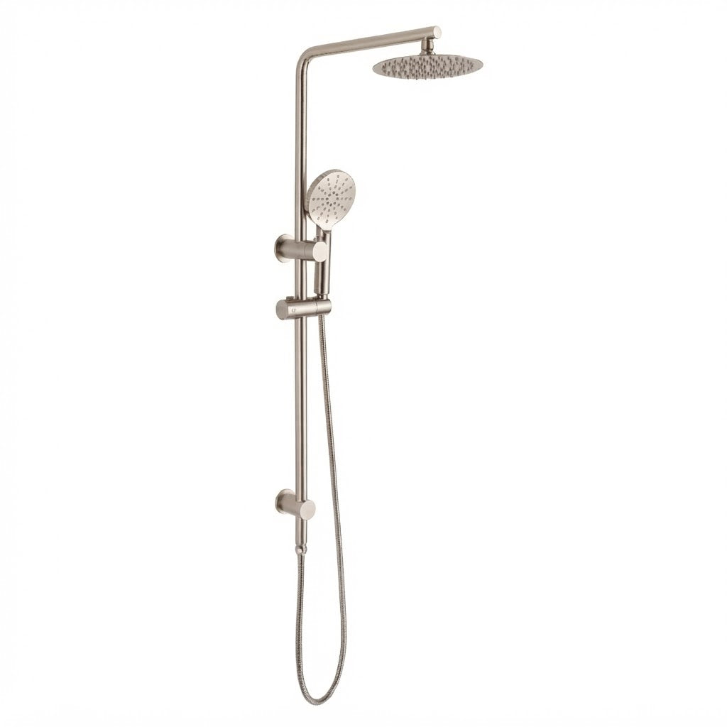 Round Multi Function Twin Rail Shower (Top inlet)