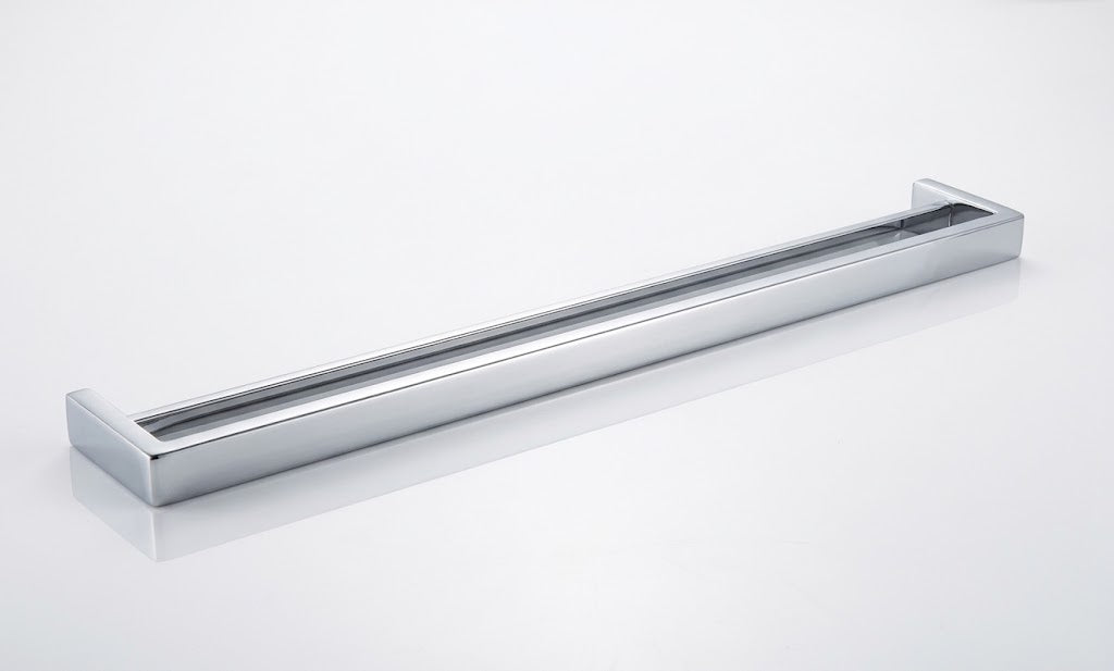 80cm Double Towel Rail | Square Stainless Steel Bathroom Towel Holder