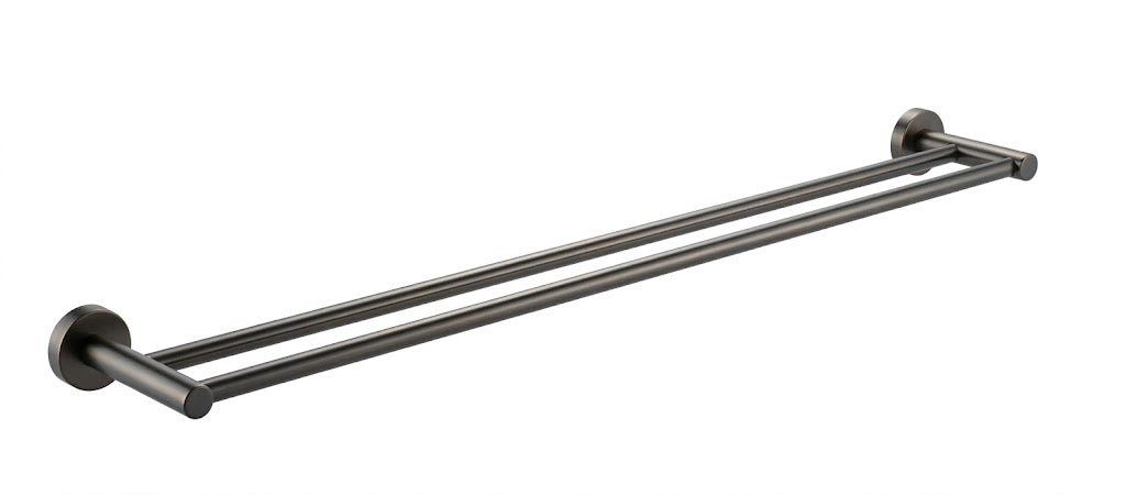 Round 800mm Double Towel Rail