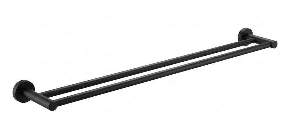 Round 800mm Double Towel Rail