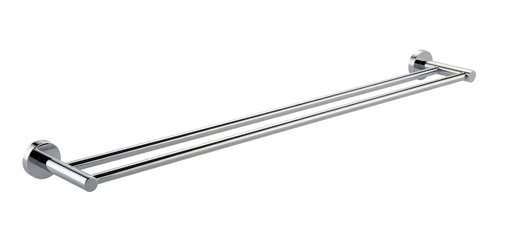 Round 800mm Double Towel Rail