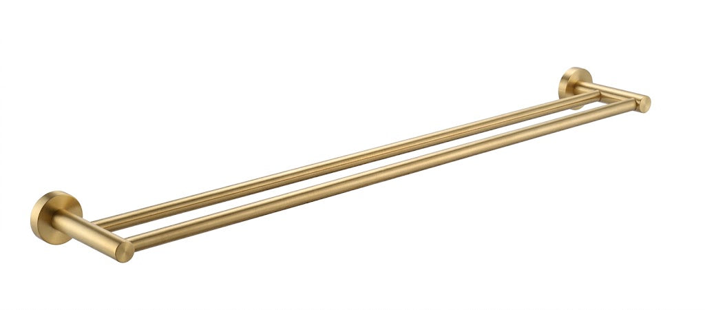 Round 800mm Double Towel Rail