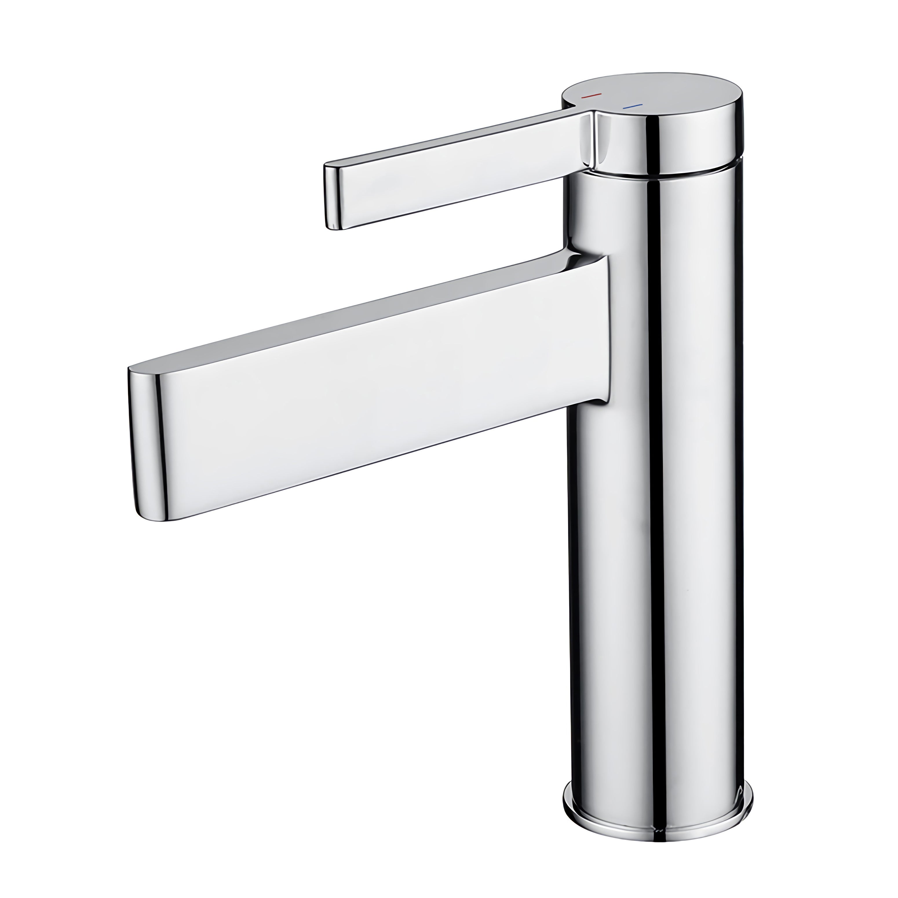 Modern Chrome 6-Piece Bathroom Hardware Package – Shower Column, Basin Mixer, Basin & Accessories Set