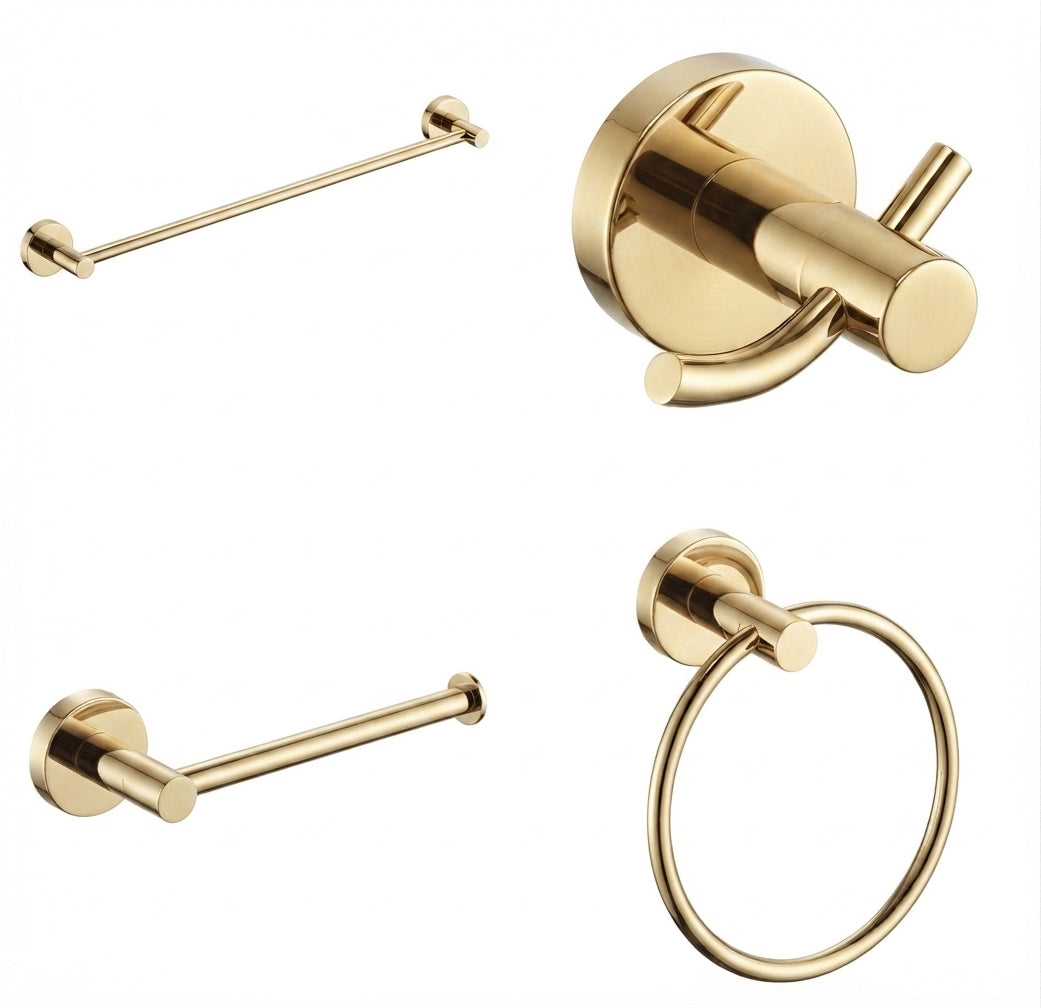 Round bathroom accessory - Robe Hook/Toilet Paper holder/Towel Ring/Towel Rail