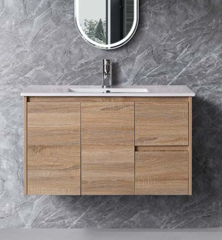 Sierra Collection - Wall Hung Vanity With Ceramic Slimline Top