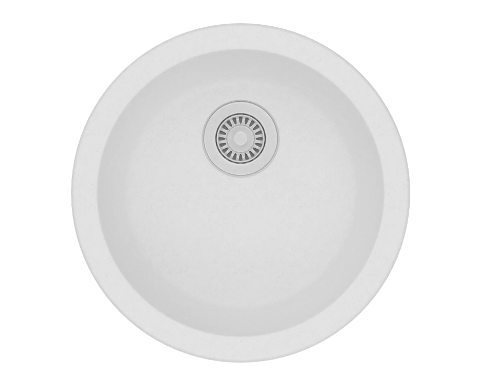 Granite Round Single Bowl Sink – 460 mm