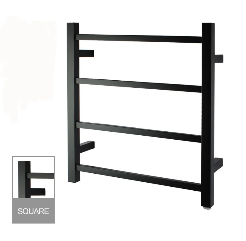 Square 4-Bar Electric Heated Towel Rail