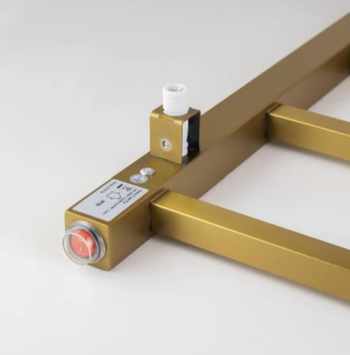 Square 6-Bar Electric Heated Towel Rail