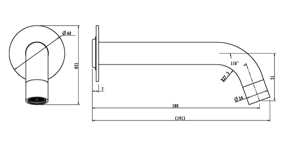 Progressive Wall Mixer & Spout