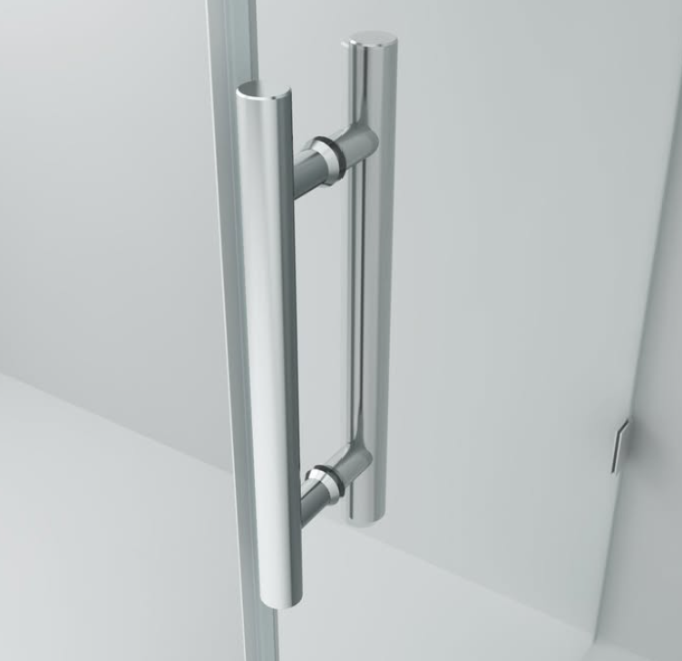 Fully Frameless Pivot Corner Shower Screen