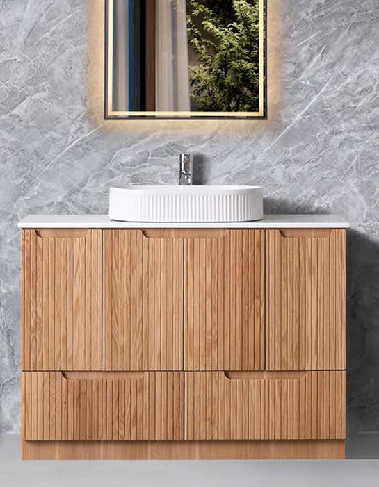 Duplex Collection – Floor Standing with Flat Stone Top