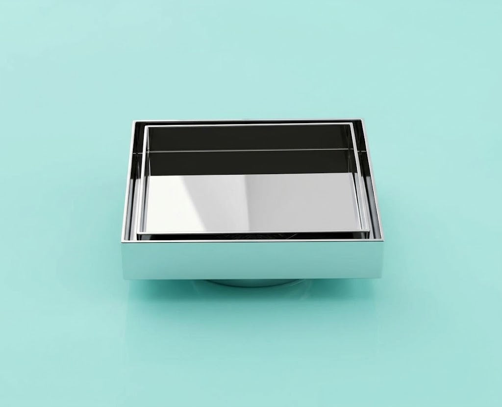 120x120mm Smart Tile Insert Floor Waste Drain (Shower & Bathroom)