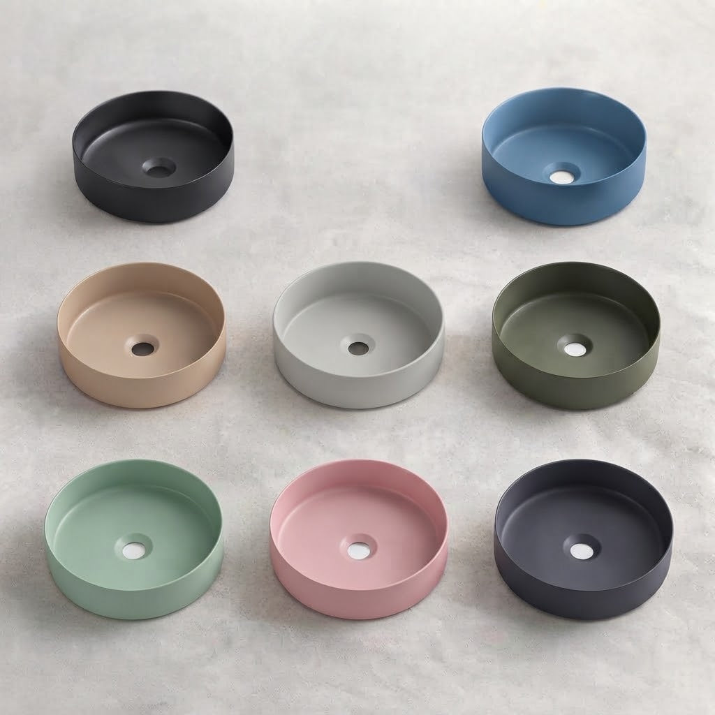 Designer Colour Above Counter Vanity Basin - 360mm