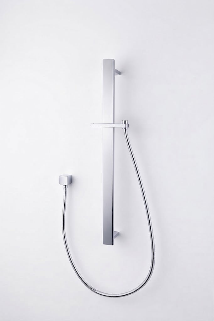 Square Sliding Shower Rail with Hose