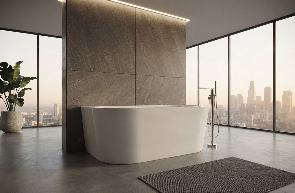 Jade 1700mm Back to Wall Bath