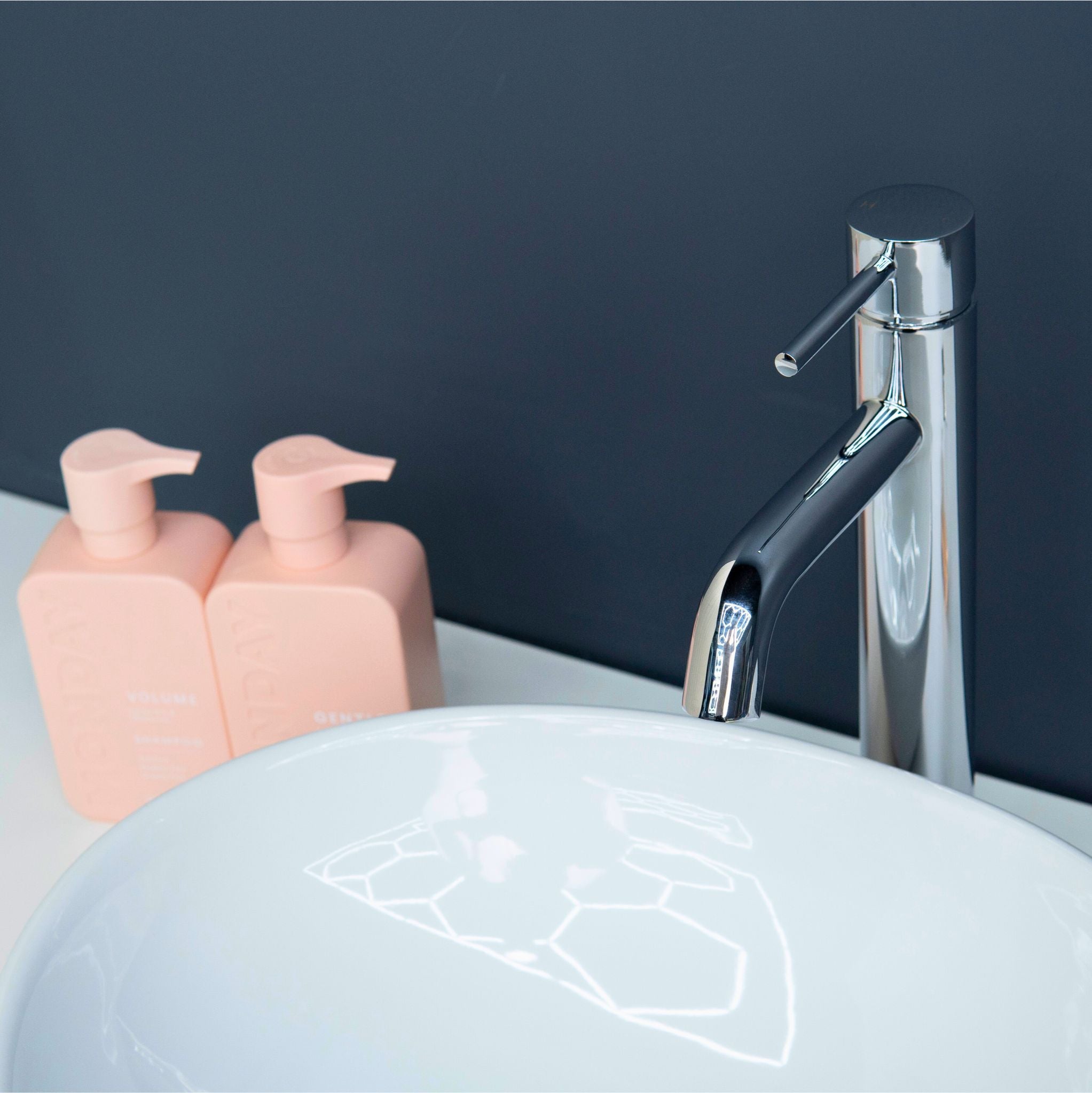 Pin Handle Tall Basin Mixer Tap Lead free