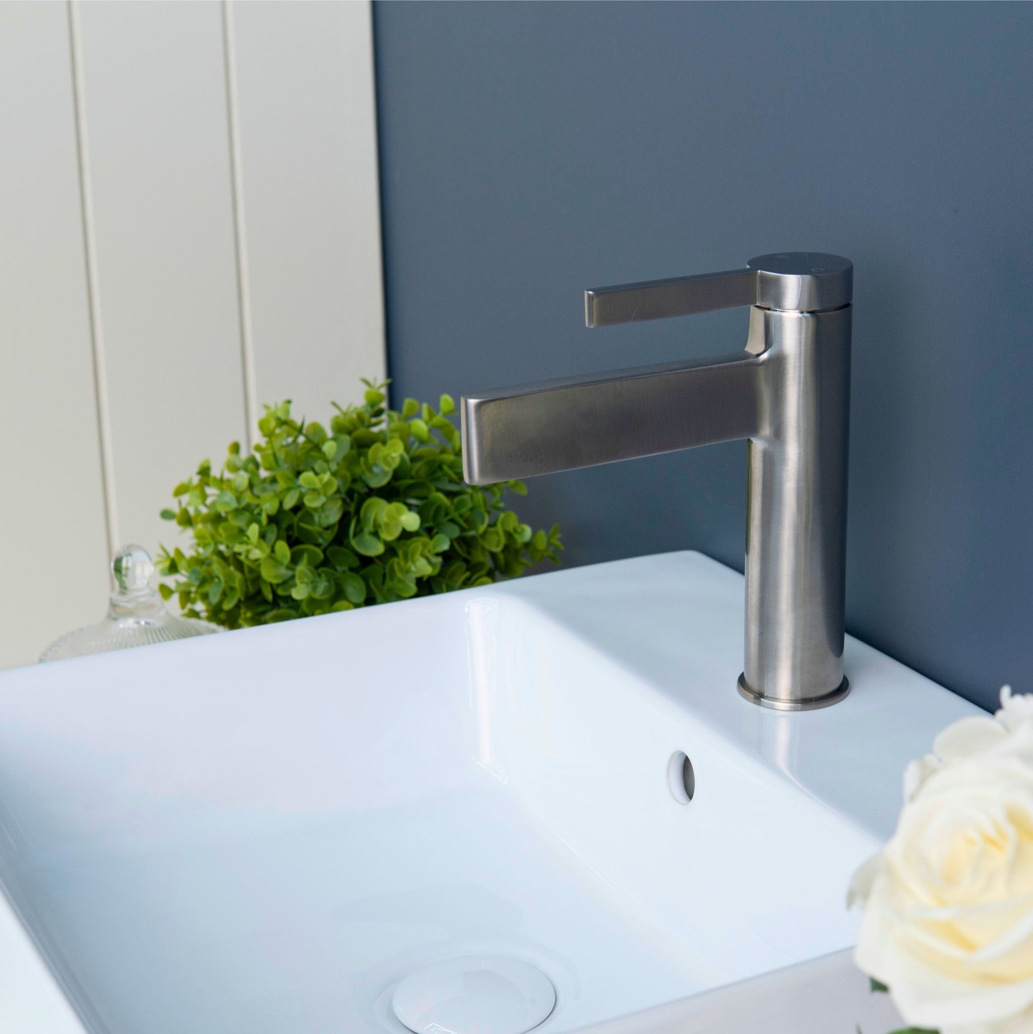 Luana Interiors - Deck Mount Basin Mixer in 3 Selectable Colors