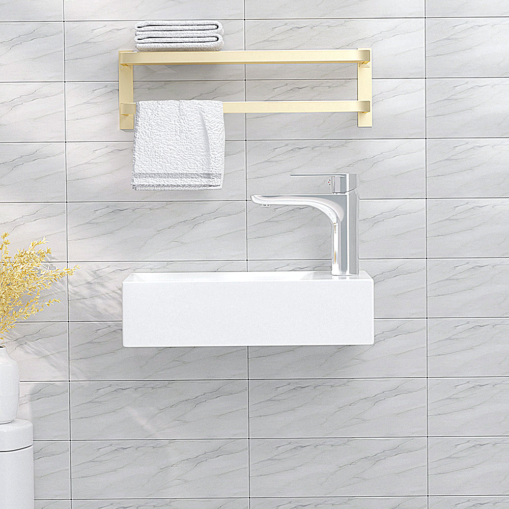 Luana Interiors - Wall Hung Basin One Tap Hole (380x220x100)