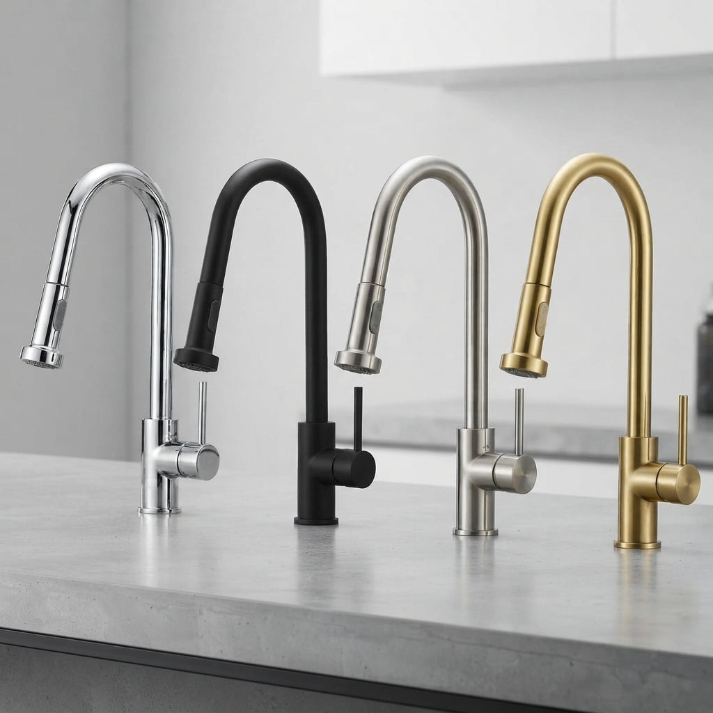 Kitchen Sink Mixer (Swivel & Pull‑Out)