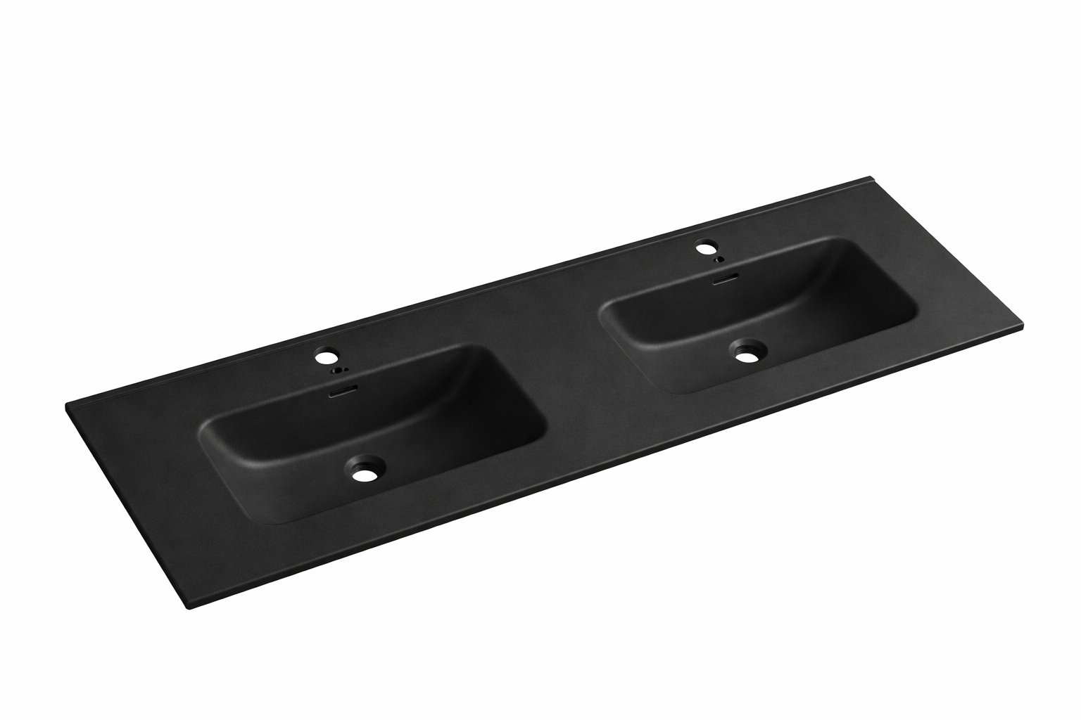 Floor Standing Minimalist Two Pack Vanity with Ceramic Top