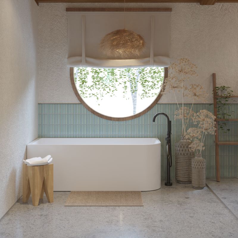 Modica Back‑to‑Corner Bathtub