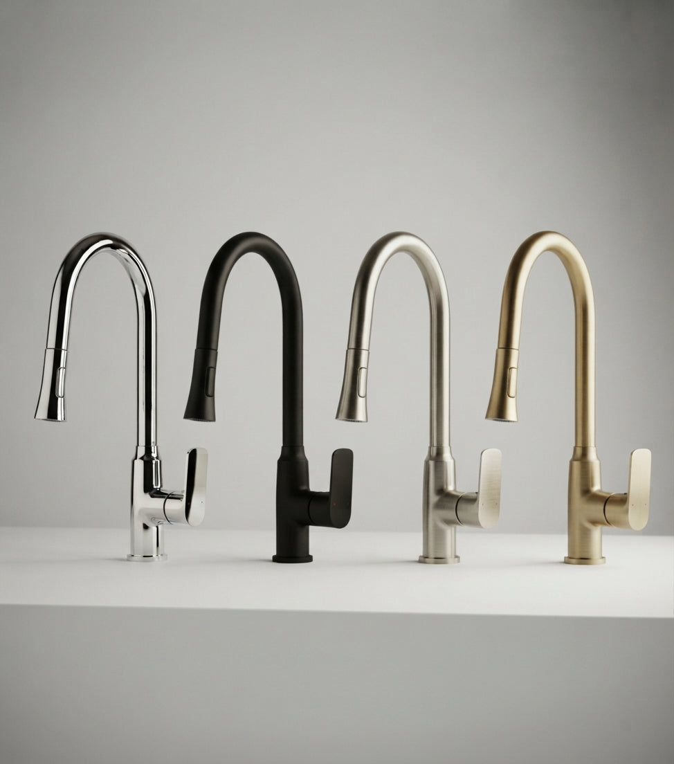 Modern Pull‑Out Kitchen Mixer Tap