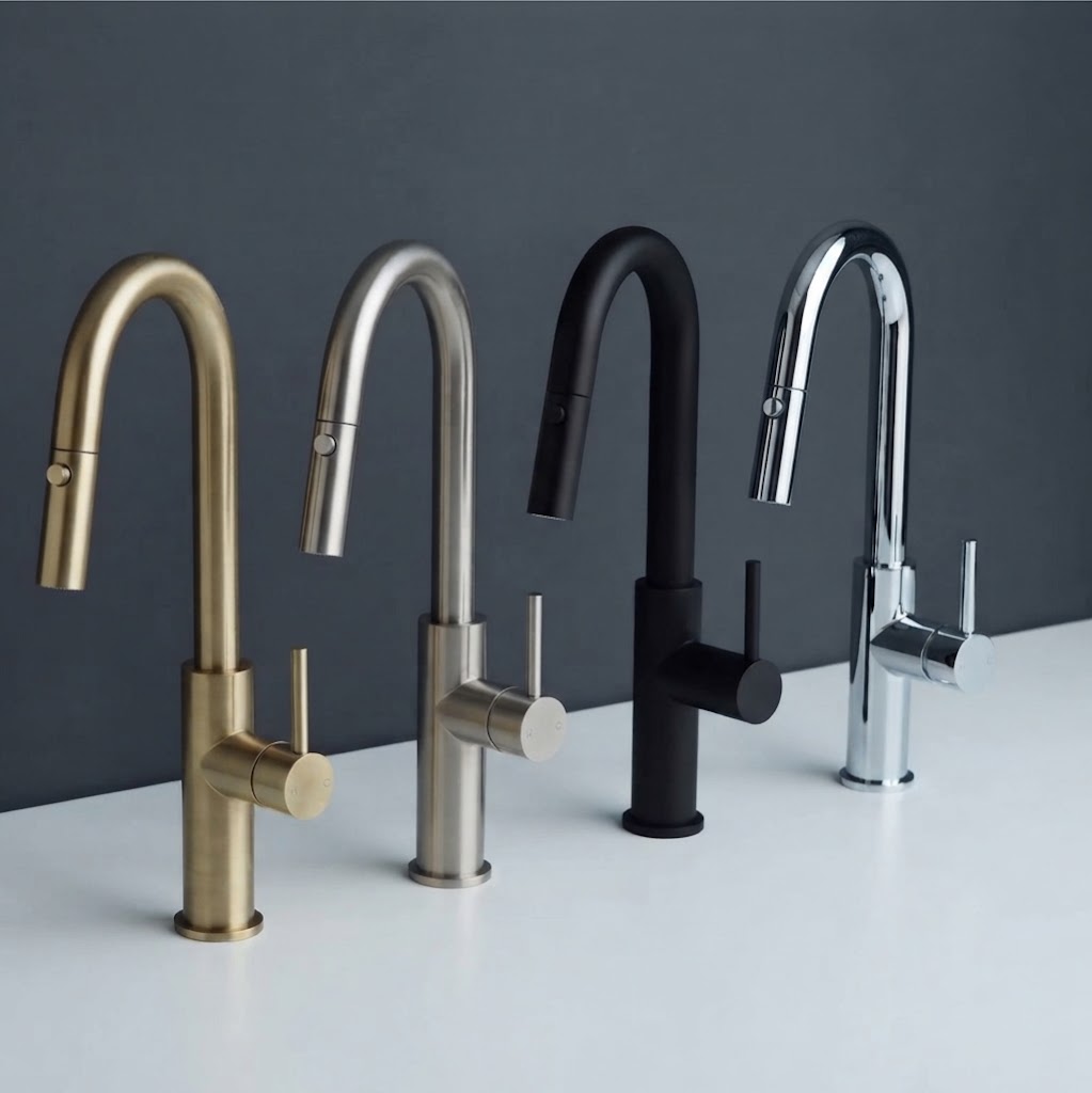 Contemporary Pull‑Out Kitchen Mixer Tap