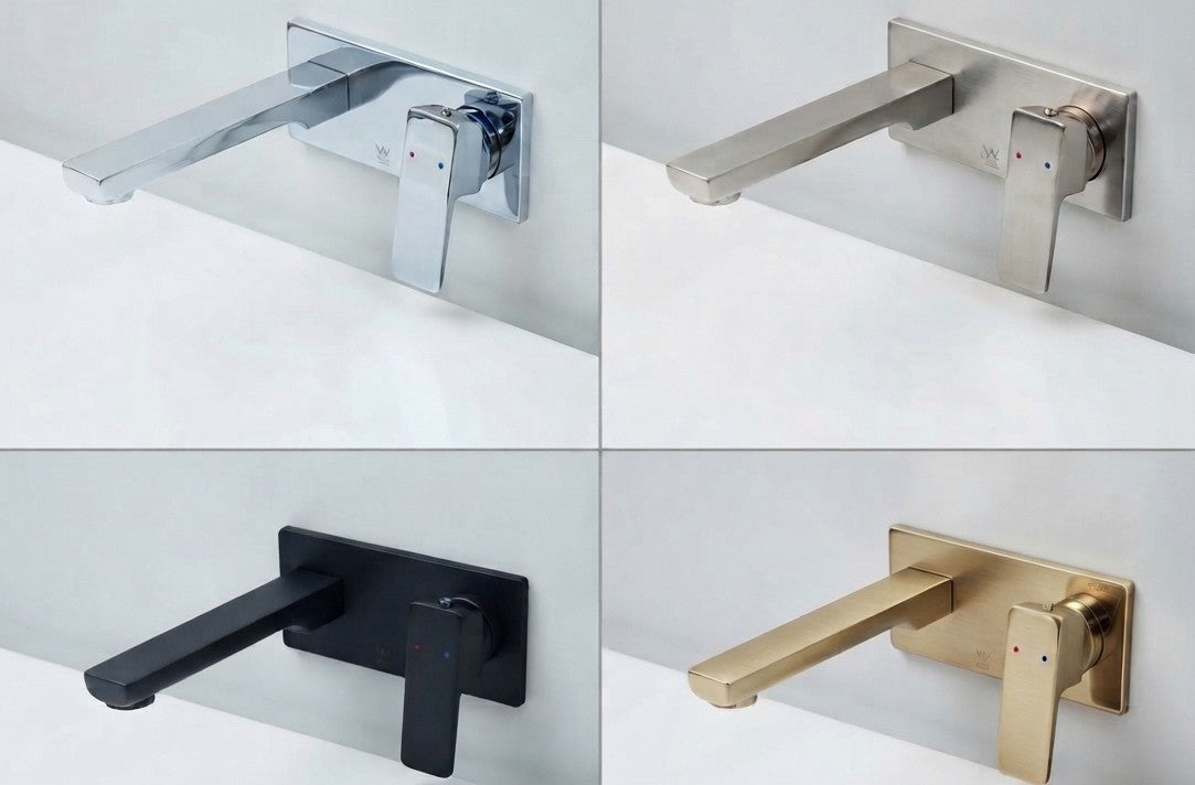 Wall Mount Basin Tap Set