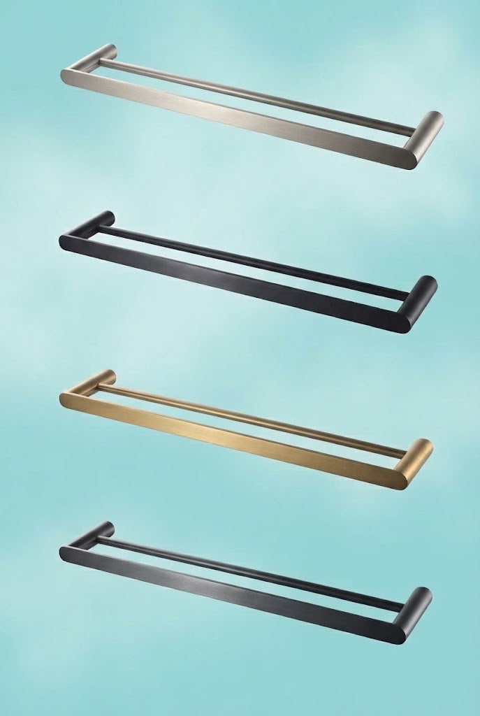 800mm Double Towel Rail | 304 Stainless Steel Dual Towel Bar
