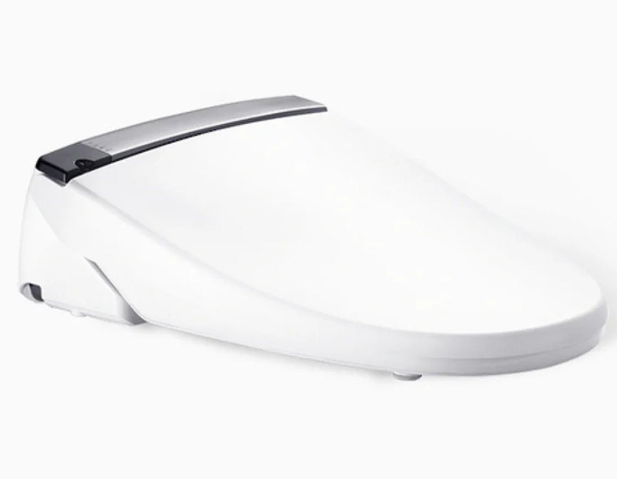 KOHLER X ENGLEFIELD ELECTRONIC BIDET PLUS SEAT WITH REMOTE CONTROL AND LUANA BTW TORNADO RIMLESS TOILET SUITE