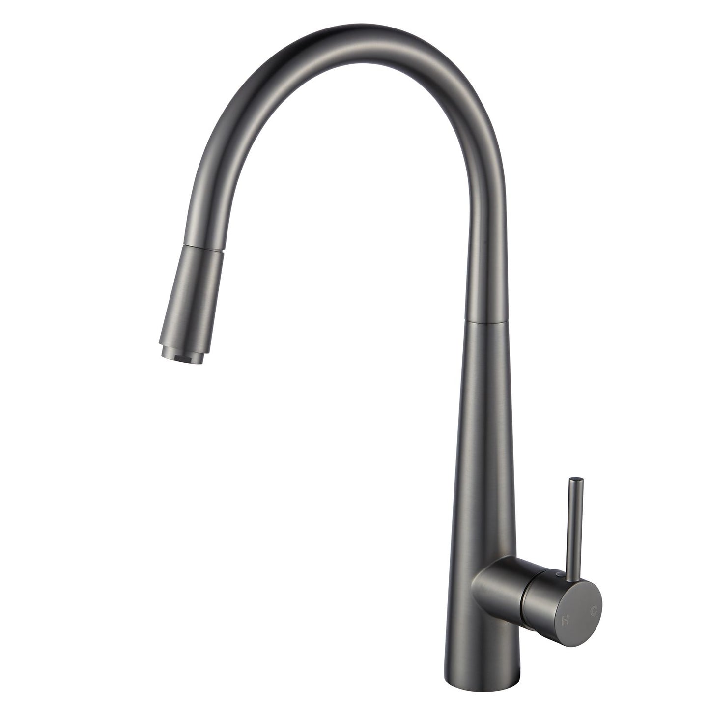 Luana interioirs - Gun Metal Grey Pull Out Kitchen Mixer