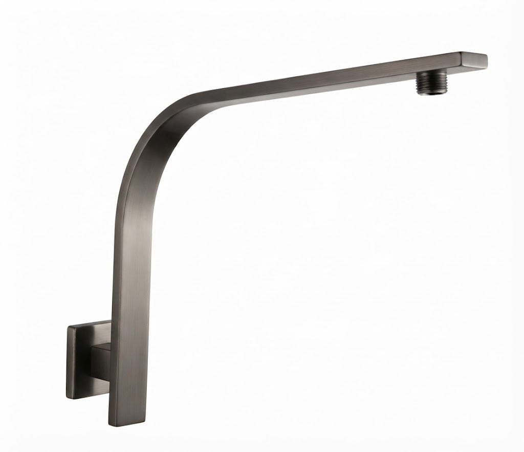 Square Gooseneck Wall Shower Arm