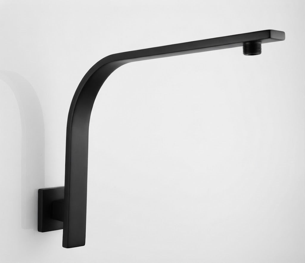 Square Gooseneck Wall Shower Arm
