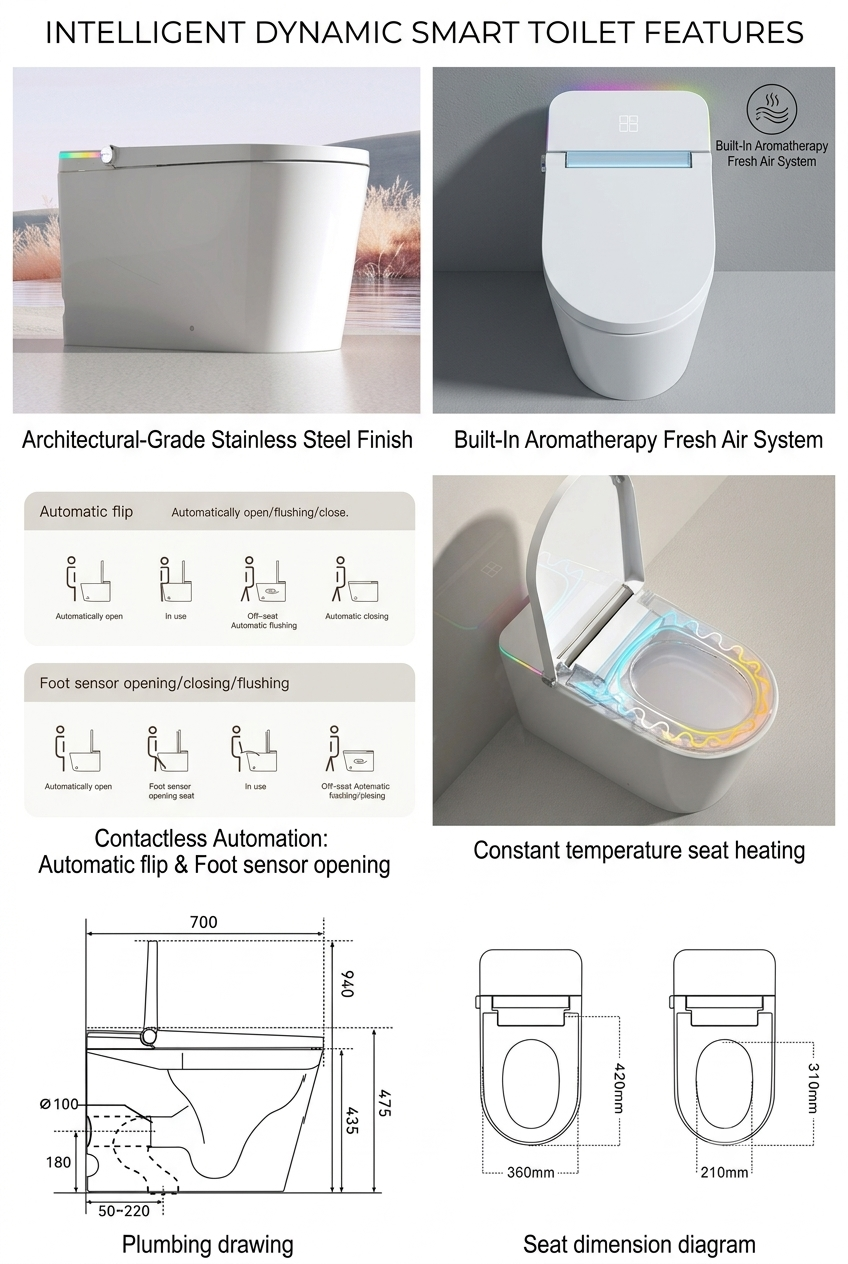 Intelligent Dynamic Smart AI Toilet
