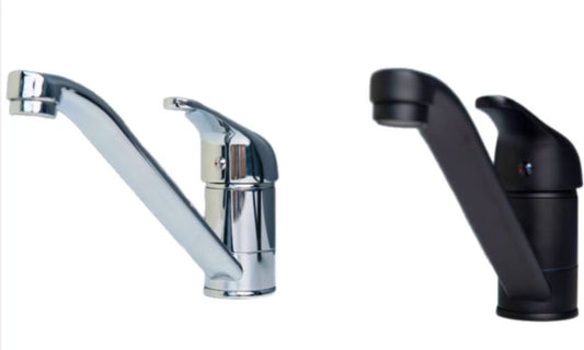 Luana Interiors - Kitchen Laundry Sink Mixer in 2 Selectable Colors (Swivel Spout)