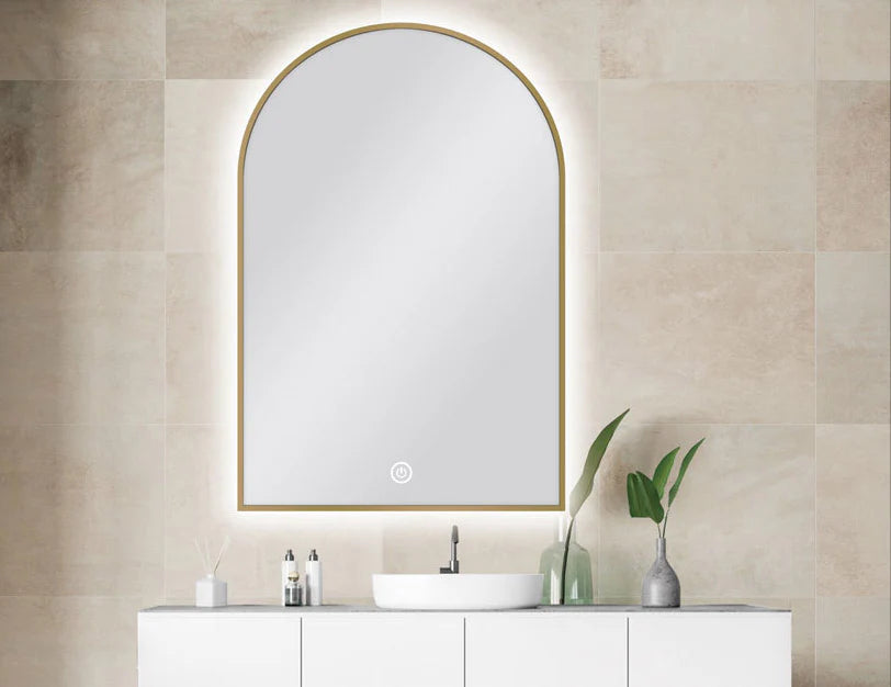 Uni-Arch Backlit LED Mirror 900x600mm (Framed options available)