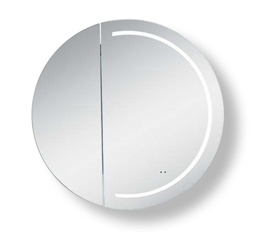Luana interiors - LED PEARL ROUND SHAVING CABINET
