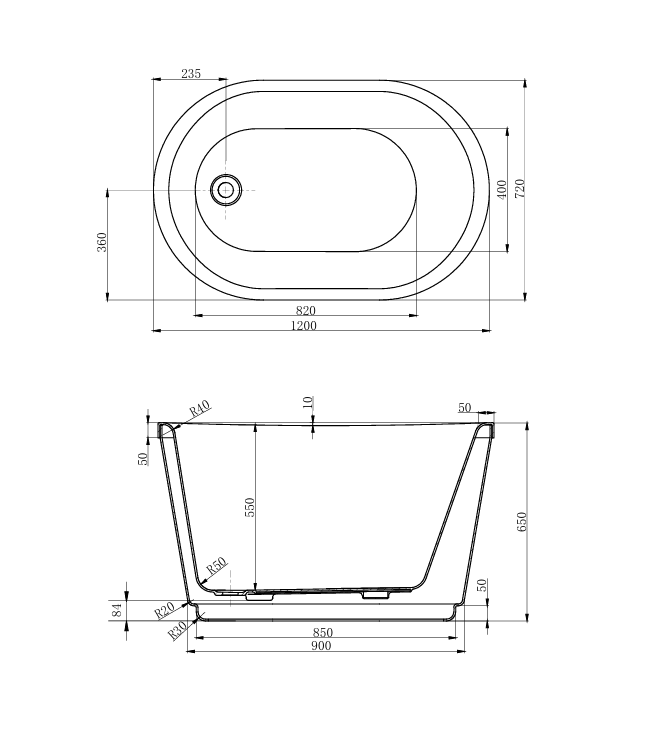 Rotonda Freestanding Bathtub