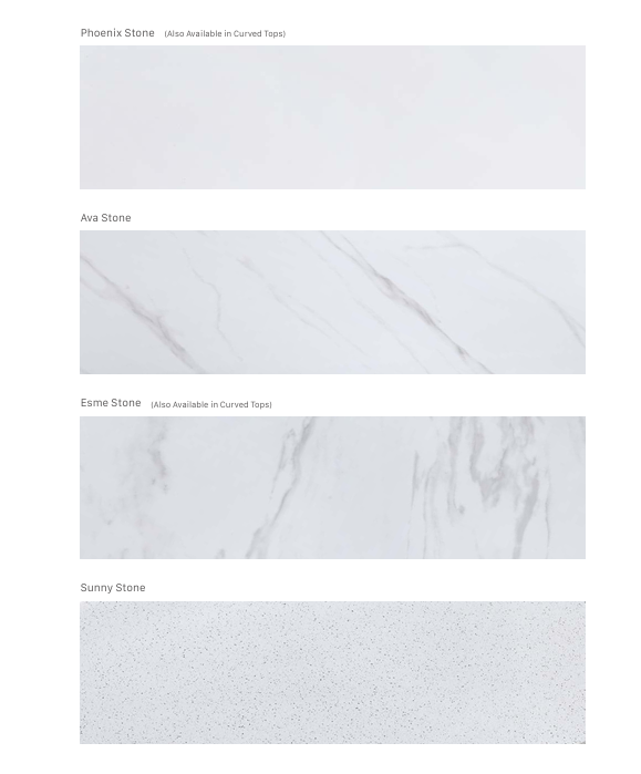 Duplex Collection – Wall Hung with Stone Top