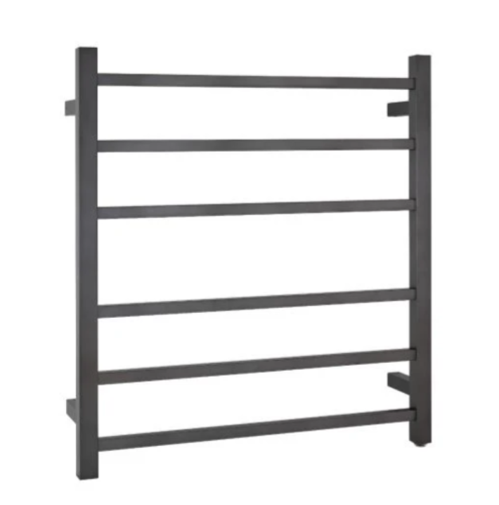 Square 6-Bar Electric Heated Towel Rail