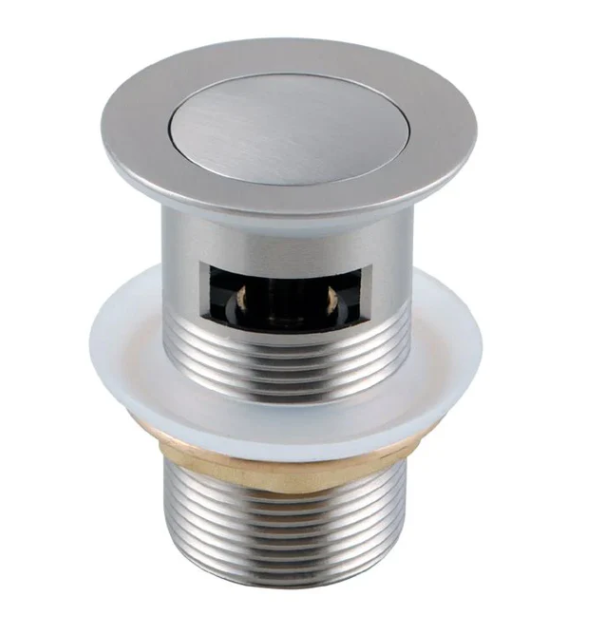32/40mm Solid Brass Basin Pop Up Waste with Overflow