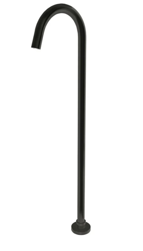 Round Floor Standing Bath Spout
