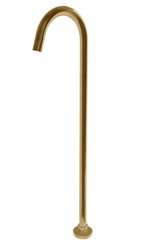 Round Floor Standing Bath Spout