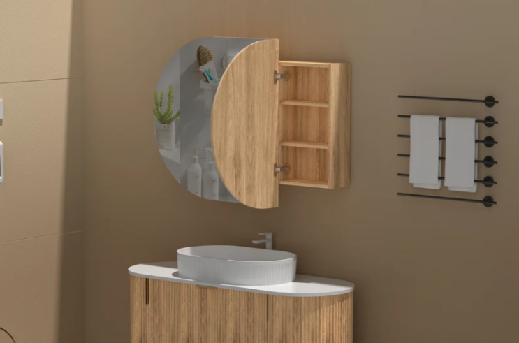 CARYSIL Mystic 1200X750mm OVAL Shaving Cabinet