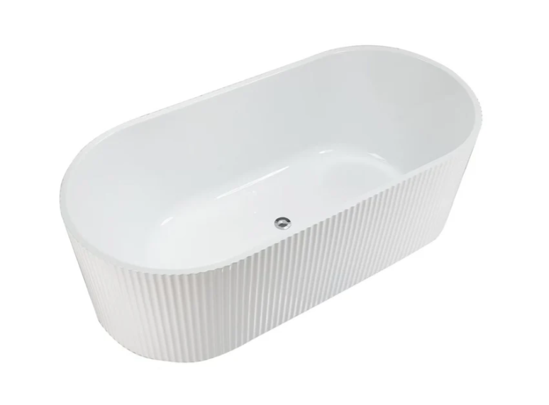 Berri Freestanding Fluted Bathtub