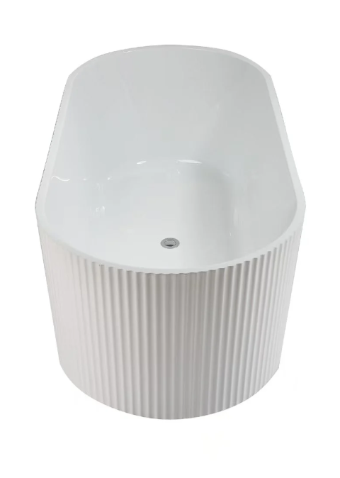 Berri Freestanding Fluted Bathtub