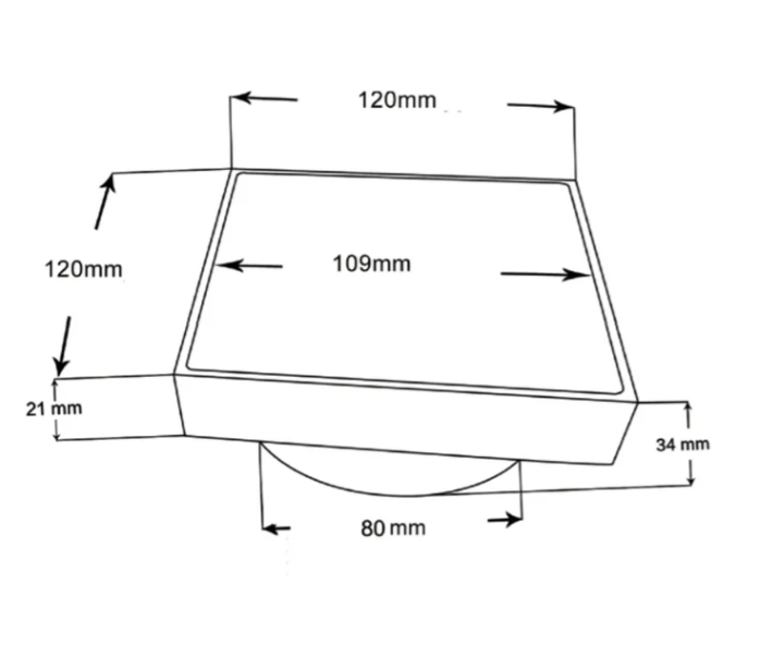 120x120mm Smart Tile Insert Floor Waste Drain (Shower & Bathroom)
