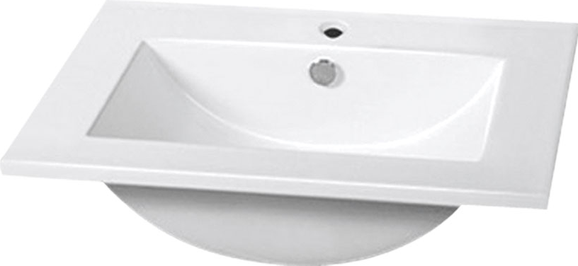 Floor Standing Minimalist Two Pack Vanity with Ceramic Top