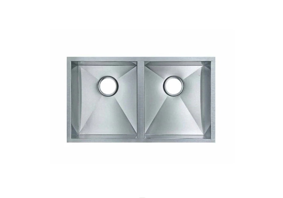 Hand‑Made Double Bowl Kitchen Sink – 770 × 450 × 215 mm